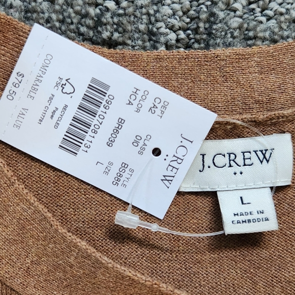 JCrew| Tie-neck bow sweater - Picture 3 of 3